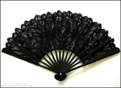 Battenberg Lace Hand Fan