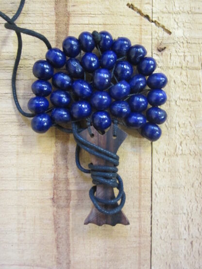 Wood Tree Necklace W String