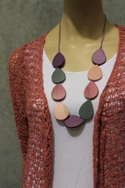 Teardrop Big Tablet Necklace - Image 2